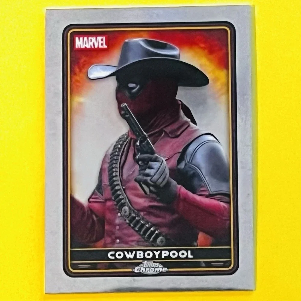 2025 Topps Chrome Deadpool & Wolverine #36 Cowboypool‎ Base Marvel